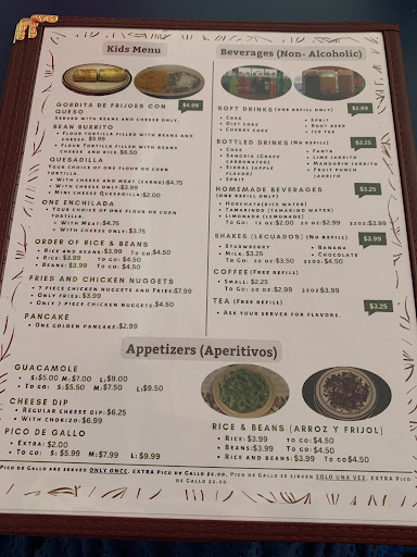 La Rancherita 2 menu 6